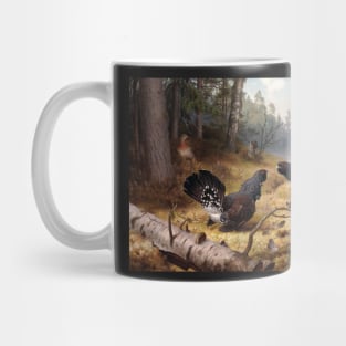 Tetrao urogallus by Ferdinand von Wright Mug